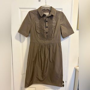 Burberry - women’s dress. Dark beige. Size 8.